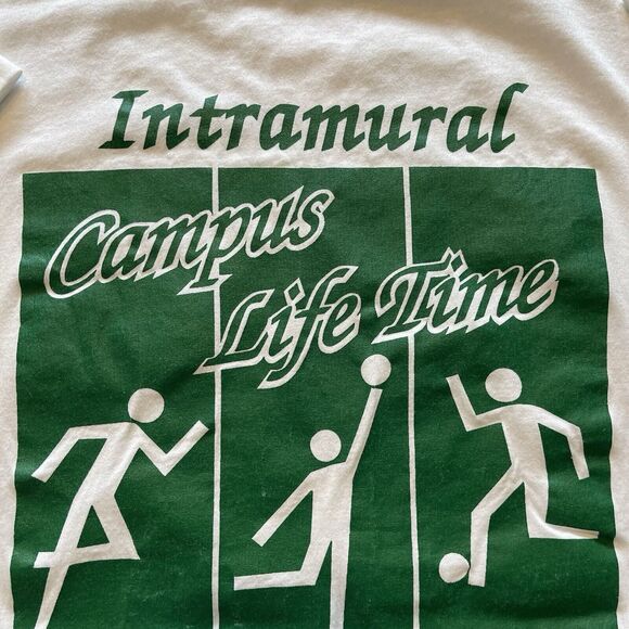 Vtg 90s Stony-Brook SUNY Intramural Shirt Sports Jerzees XL - Picture 5 of 12